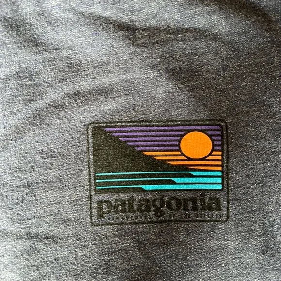 Patagonia Men's Blue/Gray Crewneck - Picture 3 of 4